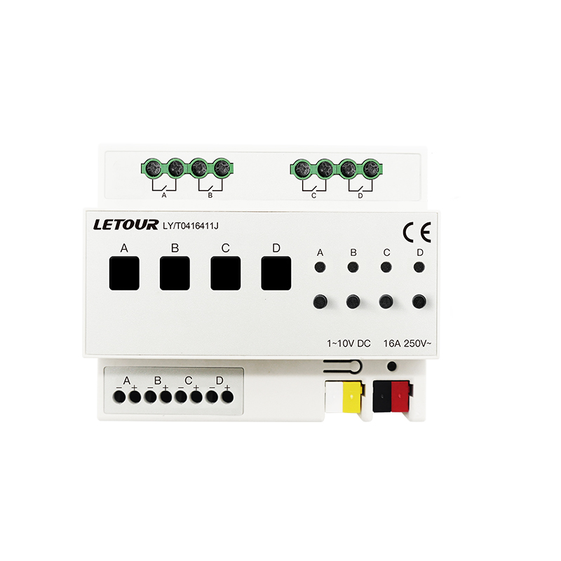 Letour KNX Dimmaktor 4-fach 1–10 V – LY/T0416411J
